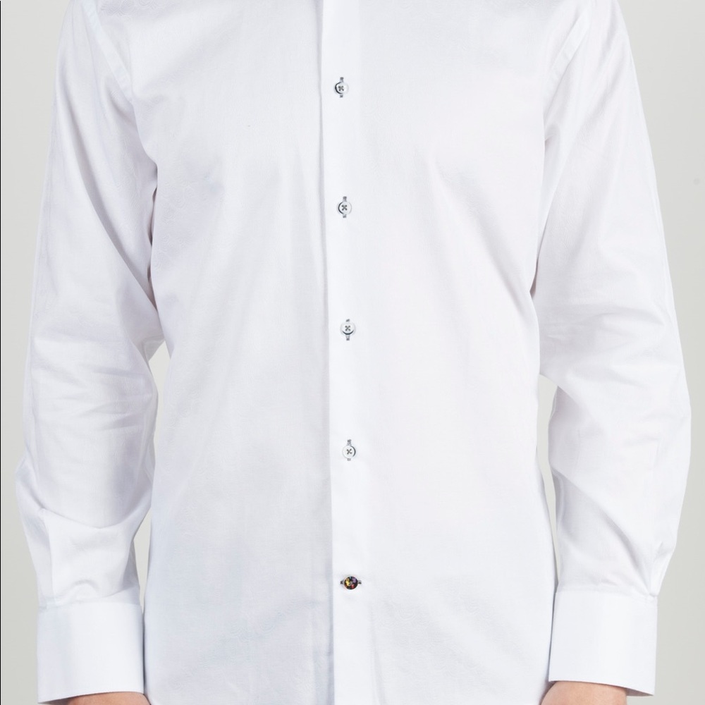 White button down